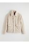 Southblue Beige Standard Fit Fur Collar Suede Men's Coat - 6