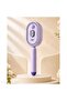 Rechargeable Electric Hair Detangling Brush with Auto Mist Spray, Red Light Therapy & One-Button Self-Cleaning: Purple Colour - 4