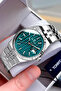 All Functions Working - Silver Gold - Steel Band - Waterproof - Men's Watch - with Special Box Tw2001C4 - 3