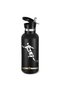 Football Theme Anti Spil Stainless Steel 500ml Water Bottles, Vacuum Insulated Double Wall Travel Bottle with Leak-Proof hot and cold with a special Straw 3 to 6 Years- Black