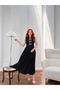 Women's chinese button-detailed polka dot sleeveless midi dress - 9