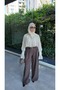 Women's Cotton Shirt with Drawstring Long Princess Shirt Code:Js26Prensesg - 4