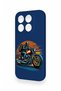 Xiaomi Mi 17 5g Compatible Moto Rider Patterned Silicone Case - 4
