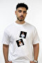 Central Cee_45 Design Printed Oversize White T-Shirt