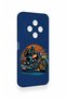 Tecno Spark 30C Compatible Moto Rider Patterned Silicone Case - 3