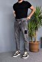 Ripped Detailed Anthracite Denim Jean - Jeans