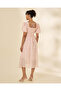 Women Pink Plain Casual Dress - 3