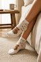 Women's Patterned 6-Piece Bootie Socks Set – 3 Teddy Bear Patterns + 3 Cute Teddy Bear Face Patterns – Cotton for Daily Use - 4