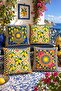 Boho Lemons Patterned Set of 4 Throw Pillow Covers