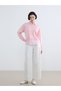 Lcw Vision Pink Shirt Collar Women's Knitwear Sweater - 2