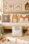 Animal Head Patterned 4-Piece Children's and Baby Pillowcase Set - 2