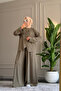 6612 - Stylish, Comfortable, Soft, Special Wanda Viscose Fabric, Diagonal Cut, Tunic Women's Set - 2