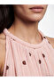 Esvab • Modern & Distinctive Halter Roba Collar Polka Dot A-Line Dress - 3