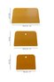 Set of 3 Ragle/Plastic Spatulas/Scraper; Glass Film, Glass Sticker, Ppf, Body Putty, Grout/Silicone, Plaster, Dough - 3