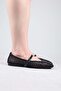 Solenzo Knitted Ballerina Flats Black - 4