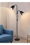 LED Floor Lamp with Double Lights, Vertical Ground Lamp With Adjustable Reading Light, Standing Light for Living Room, Bedroom, Office - 3