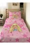 Princess Girl Patterned Baby and Kids Printed Single Pique Set 160x230 Colorful
