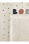 Letter Patterned Baby and Child Printed Single Pique Set 160 X 220 cm White - 3