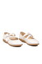 White Patent Leather Girl's Ballerinas - 3