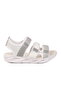 White Velcro Girls' Sandals