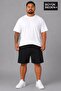 Süperlife Large Size Men's Lace-Up Shorts Spr26Bsr592