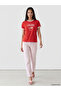 Original Oval Collar Printed Women's T-Shirt - 2