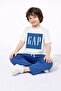 Boy's Short Sleeve Muslin Pants Summer Set - 2