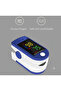 Portable Fingertip Oxygen & Pulse Monitor – Blue/White - 4