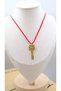 Red Imported Rope Key and Eye Blessing Necklace