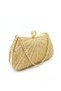 Women's Luxury Crystal Clutch Bag | Elegant Rhinestone Party Handbag with Pearl Clasp & Gold Chain | Bridal Wedding Purse - 2