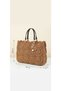 Women's Brown Hand Knitted Bag Large Size Bohemian Shoulder Bag Daily Summer Stylish Model 40X26X9 cm - 2