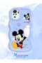Poco M5S Compatible Case Camera Protector Blue Silicone Couple Phone Case Cute Pattern - 2