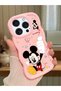 iPhone 12 Pro Compatible Case Camera Protector Pink Silicone Couple Phone Case Cute Pattern