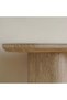 Nordic Console Table for Living Room - Stylish Beige/White Engineered Wood Furniture - 3