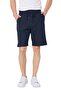 Men's Relaxed Fit Shorts with Side Pockets and Elastic Waistband