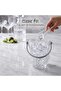 Crystal Cut Glass Ice Bucket with Tongs – 1.2L Elegant Barware Set for Home Bar - 2