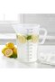 5000ml PP Plastic Measuring Jug – BPA-Free White Graduated Beaker Cup Pitcher withHandle - 6