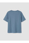 Indigo Slogan Printed Boys' T-Shirt - 2