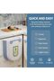 Gme Shop Foldable Bellows Kitchen In-Cabinet Trash Can – 20kg Capacity, Compact and Durable - 3