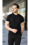 Men's Knitted Pattern Crew Neck Knitwear T-Shirt - 100% Cotton Acrylic - 6