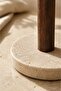 Travertine & Acacia Paper Towel Holder - 3