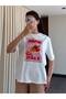 White 100% Cotton Capri Italy Print T-Shirt - 2Y0493 - 5