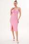 Women's Strappy Wrap Fabric Dress - 4