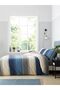 - Betley - Classic Wide Stripe Duvet Cover Set -3 pieces, Double Bed Size in Blue - 2