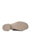 45265 Genuine Leather Beige Women's Slippers - 3