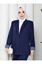 Tesettür Molded Sleeve Detail Premium Jacket and Pants Set - 4