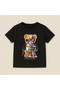 Teddy Bear Printed Crew Neck Cotton Short Sleeve Kids & Youth T-Shirt