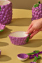 Grape Patterned Snack Bowl 12 cm - 3