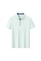 Arw86299 Seri̇ntutan--High Quality Snap Fastener Men's Polyamide Polo Collar Tshirt