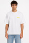 Unisex Women's Men's A.P.C Written Logo Front Printed Oversized Thick Fabric Relaxed Cut Cotton T-Shirt - 2